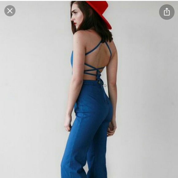 Pylo Denim Ladybird Jumpsuit Dollskill - Picture 5 of 5